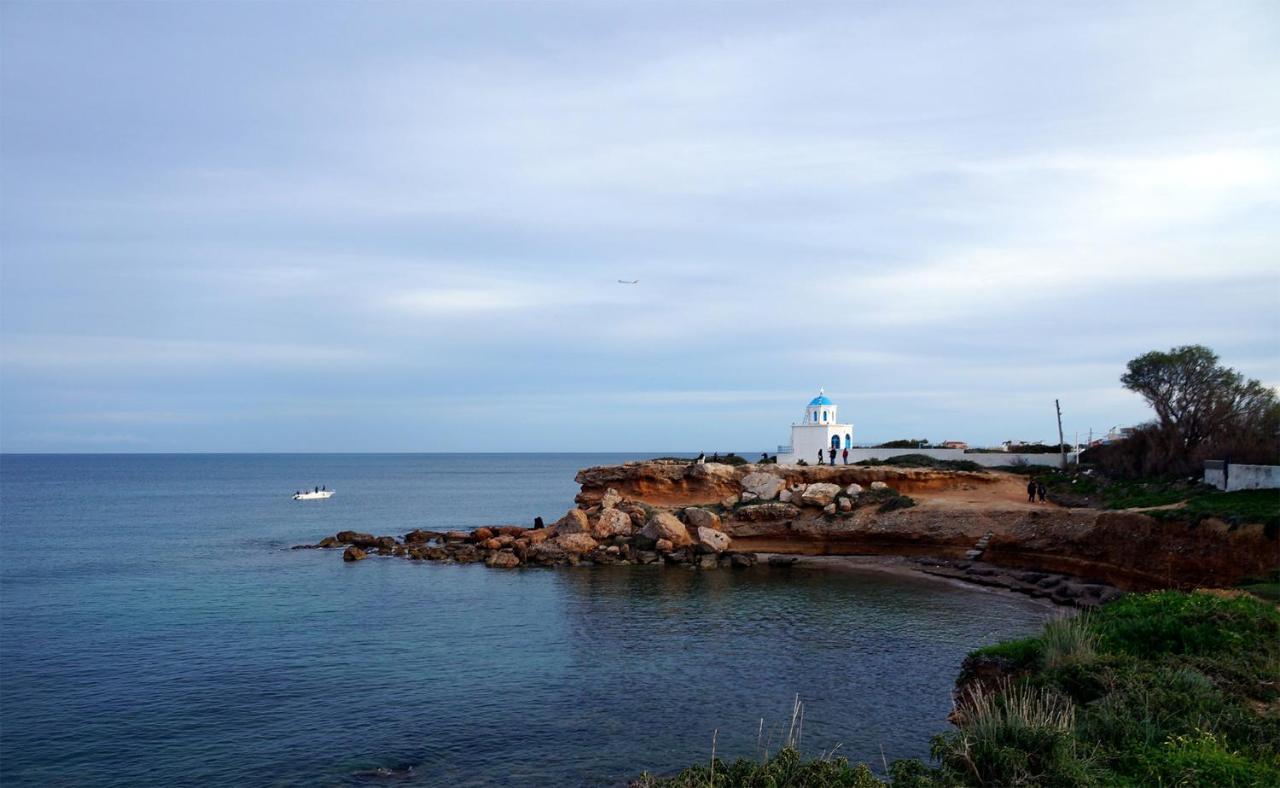 Villa Liana : Luxury Villa With Fantastic Sea View, Near Airport Pórto Ráfti 外观 照片